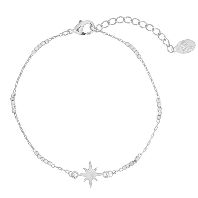 Bijoutheek Armband rising star zilver