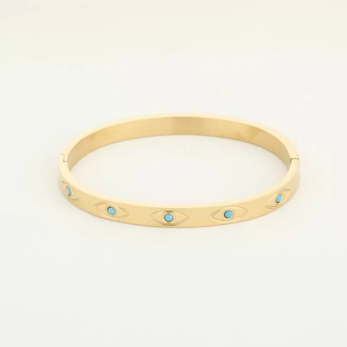 Bijoutheek Armband (Sieraad) Alziend Oog Bangle
