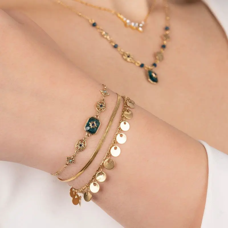 Bijoutheek Armband (Sieraad) Aqua Stellaris