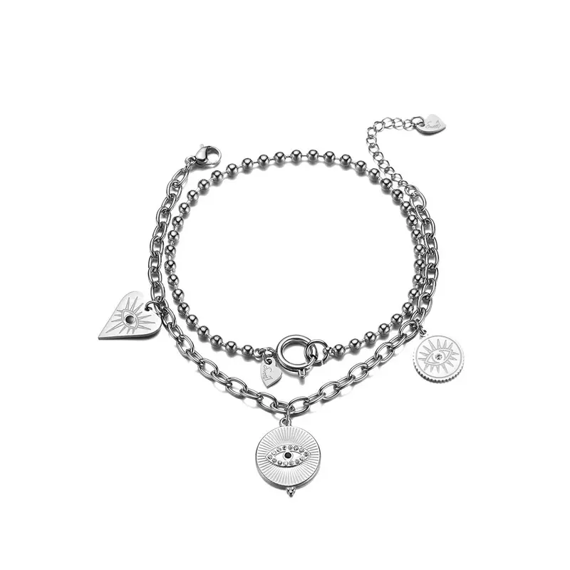 Bijoutheek Armband (sieraad) Dubbel beschermend oog