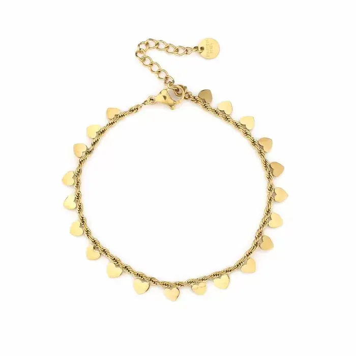 Bijoutheek Armband (Sieraad) Gedraaide Hartjes