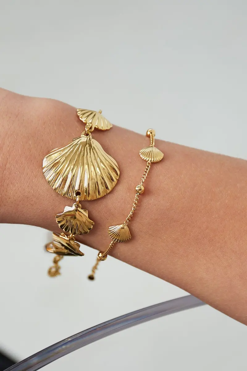 Bijoutheek Armband (Sieraad) Kleine Schelpen