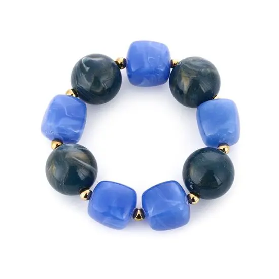 Bijoutheek Armband (Sieraad) Kralen Grof Elastisch