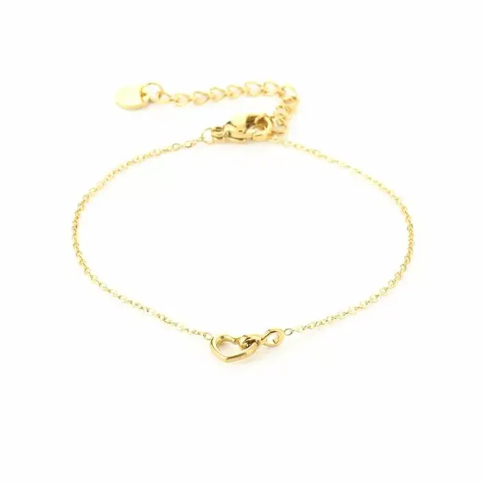 Bijoutheek Armband (Sieraad) open hart infinity