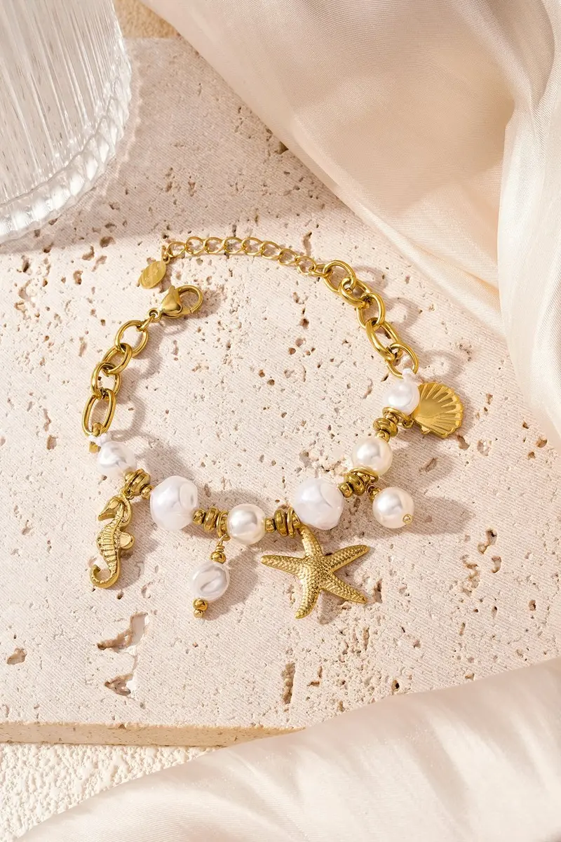 Bijoutheek Armband (Sieraad) Parels Bedels Zee