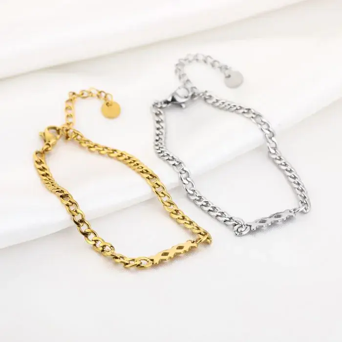 Bijoutheek Armband (Sieraad) Platte Schakel XXX Amsterdam