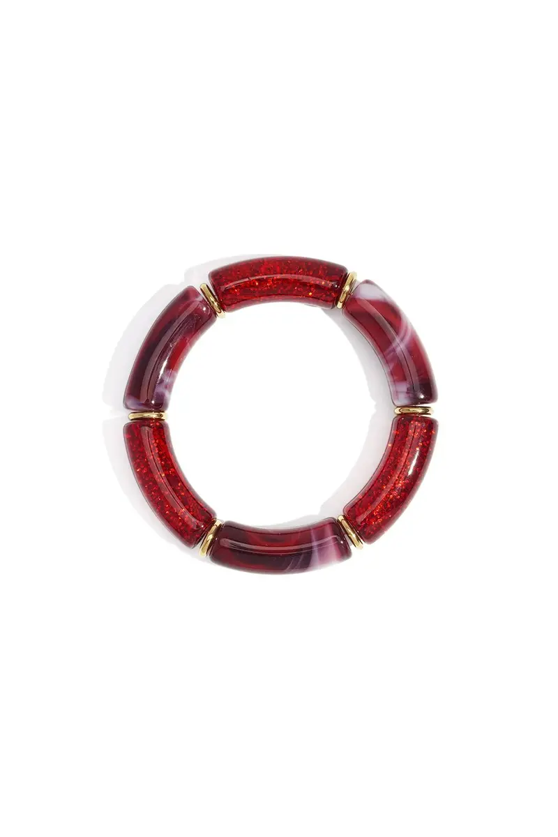 Bijoutheek Armband (Sieraad) Retro Statement Grote Kralen