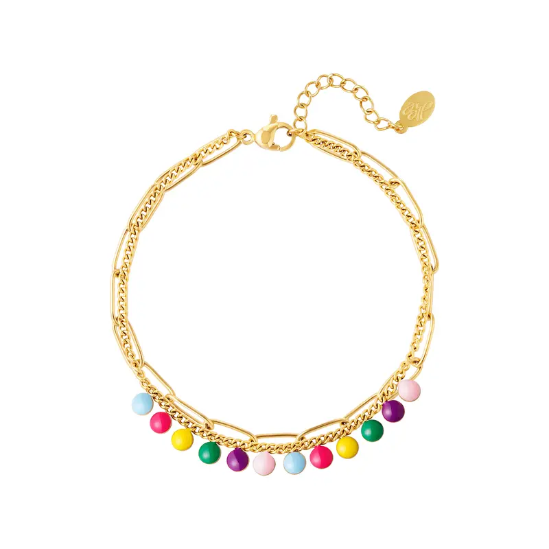 Bijoutheek Armband (sieraad) Rondjes Multi Email Multi