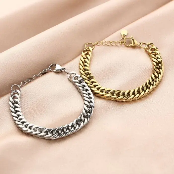 Bijoutheek Armband (Sieraad) Schakel 1,3cm dik