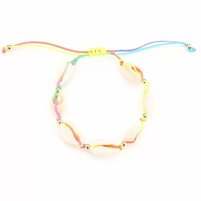 Bijoutheek Armband (sieraad) Schelpen Gold Balls