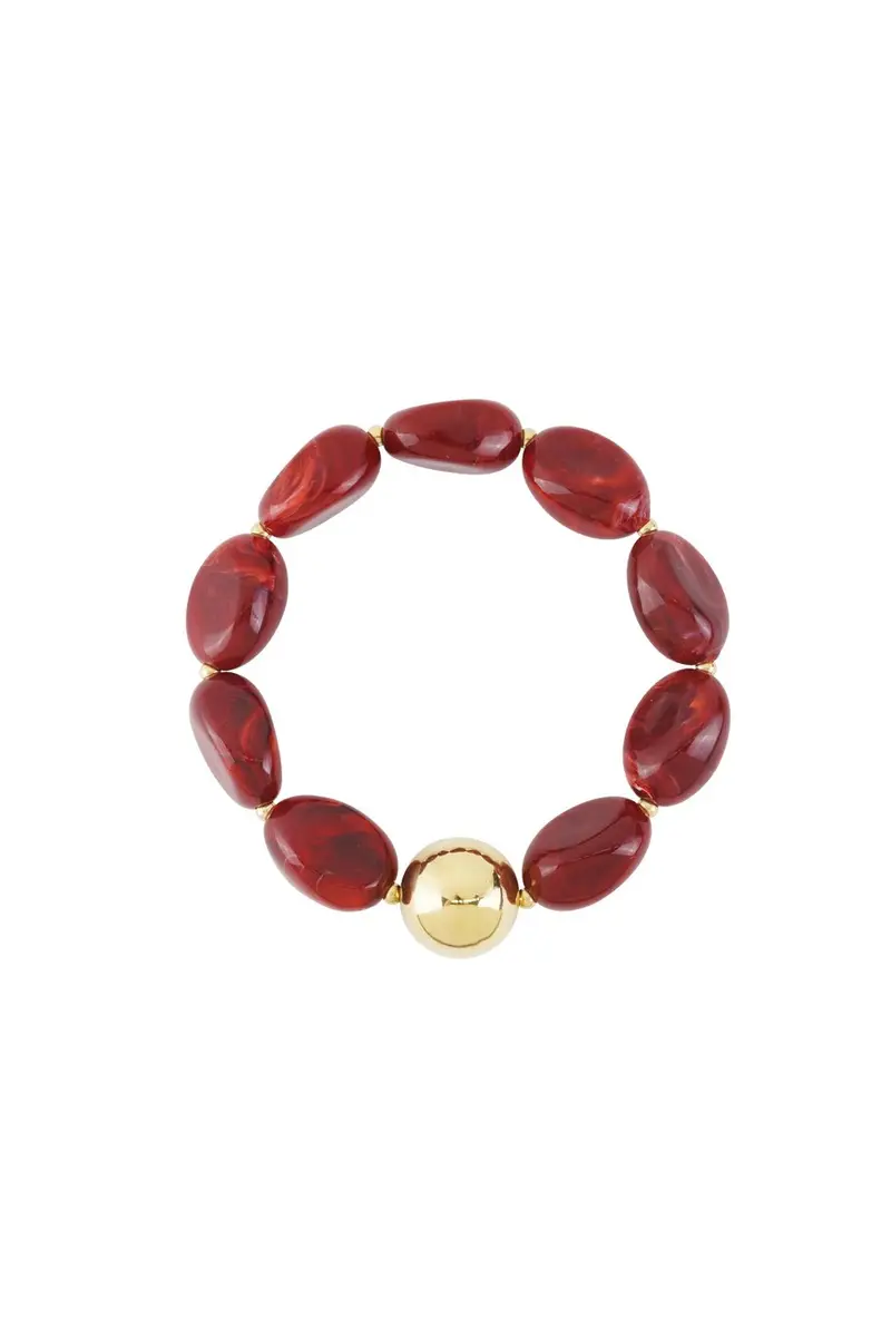Bijoutheek Armband (Sieraad) Statement Kralen Grof