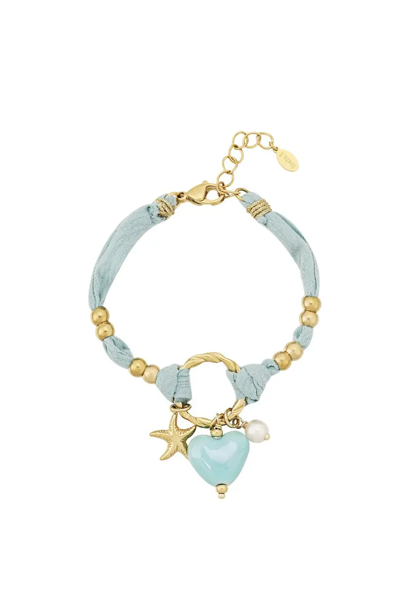 Bijoutheek Armband (Sieraad) Stof Hart