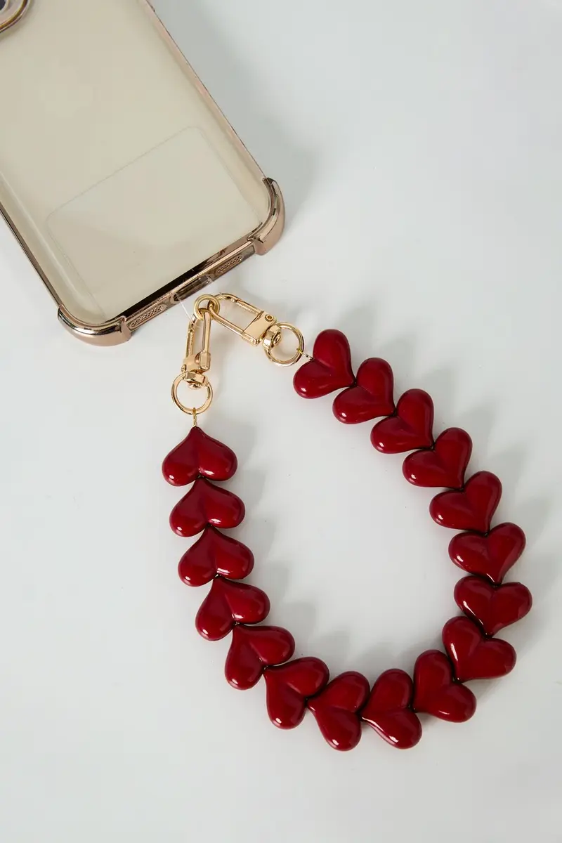 Bijoutheek Armband (Sieraad) Telefoonkoord Hartjes