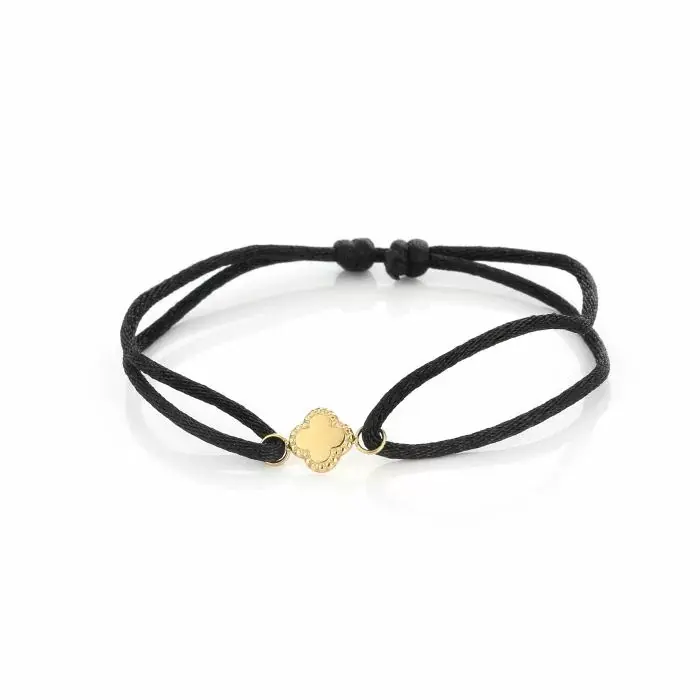 Bijoutheek Armband (Sieraad) Touw Klaver (One Size)