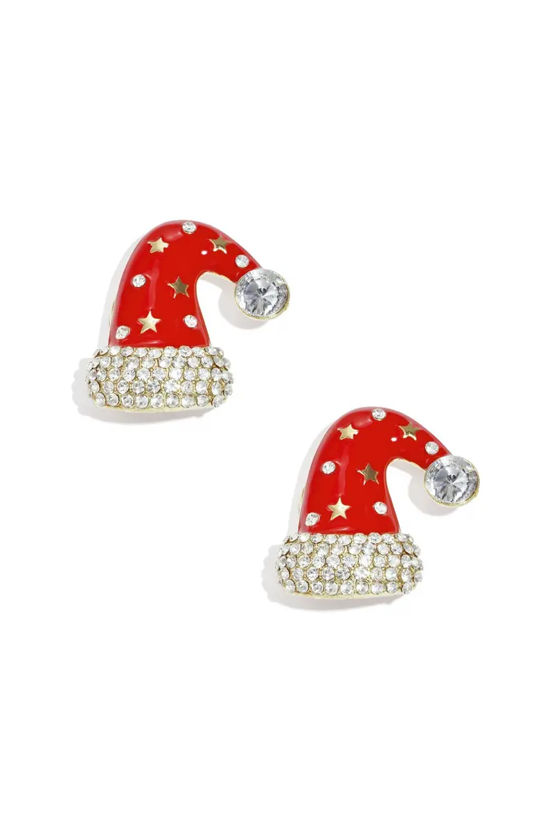 Bijoutheek Button Cover Kerst Kerstmuts