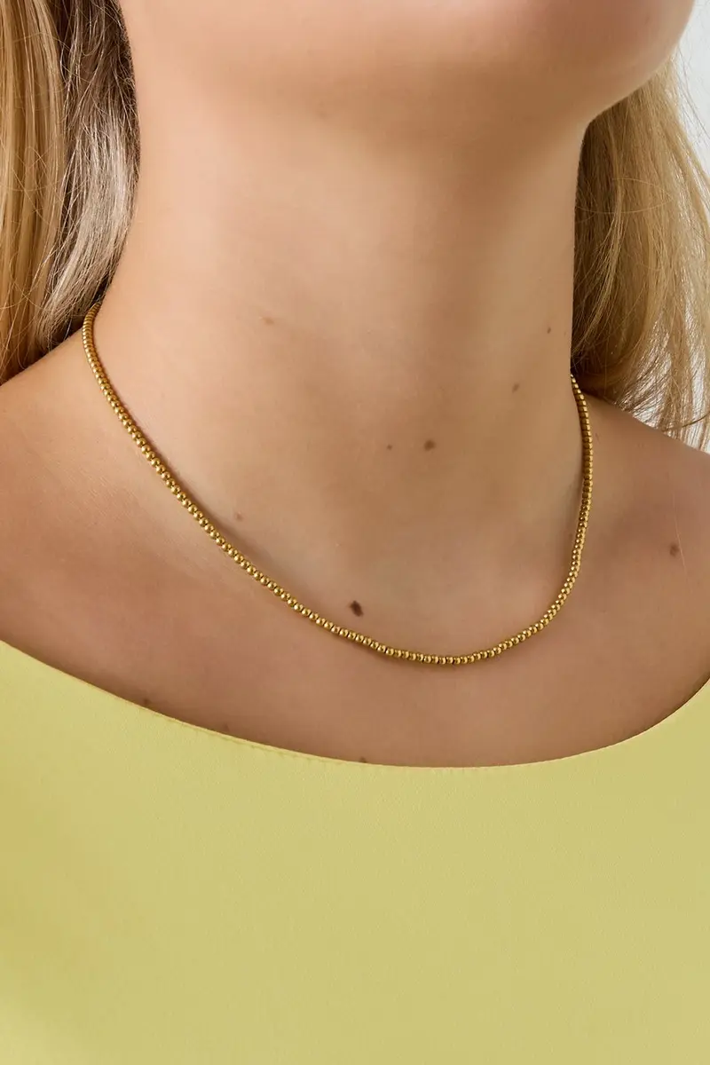 Bijoutheek Collier Ballen 2,5mm