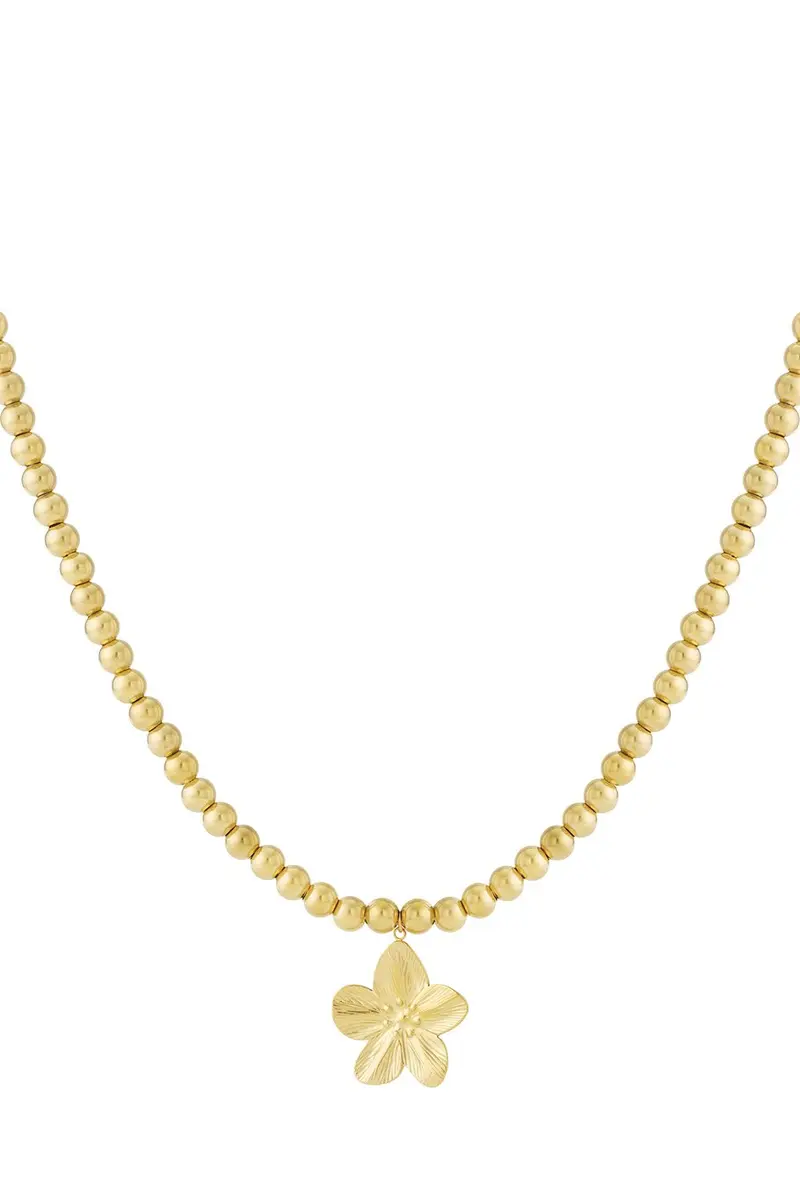 Bijoutheek Collier Ballen Hol Bloem