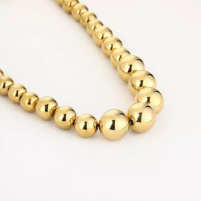 Bijoutheek Collier Ballen Oplopend