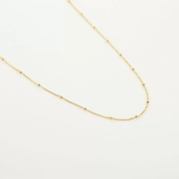 Bijoutheek Collier Basis balletjes 50cm