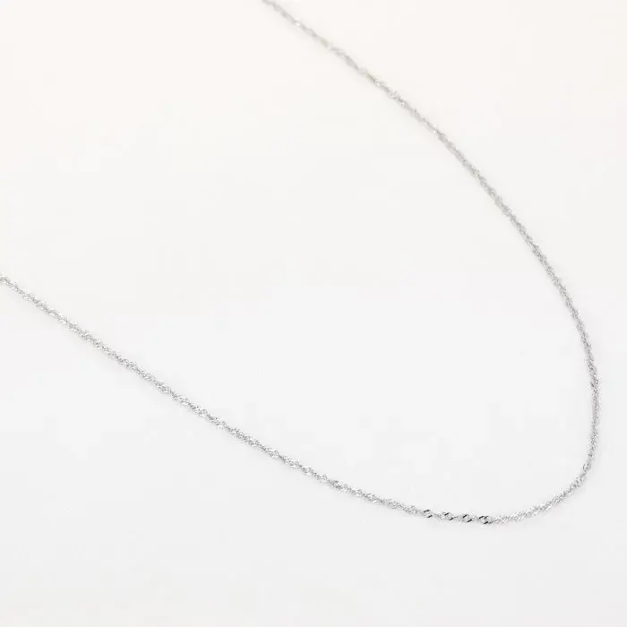 Bijoutheek Collier Basis Lang Fijn Gedraaid 90cm