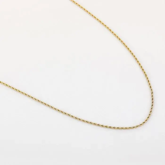 Bijoutheek Collier Basis Lang Gedraaid 90cm 2mm