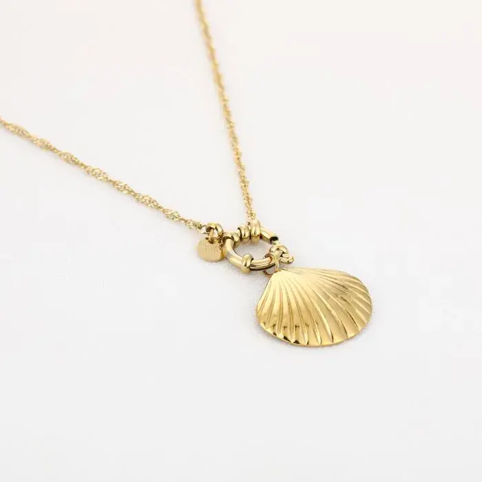 Bijoutheek Collier Gedraaid Schelp
