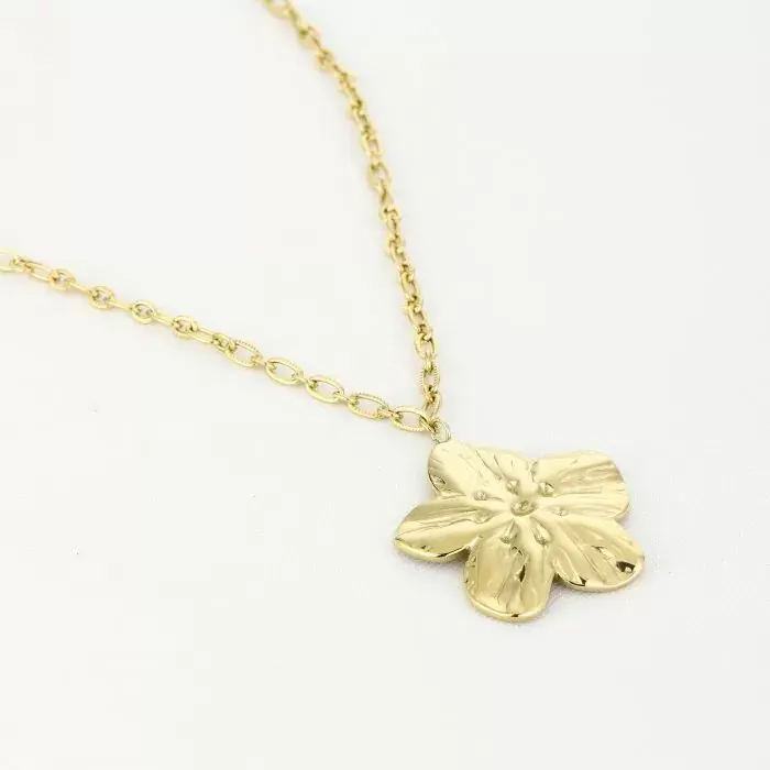 Bijoutheek Collier Grof Bloem