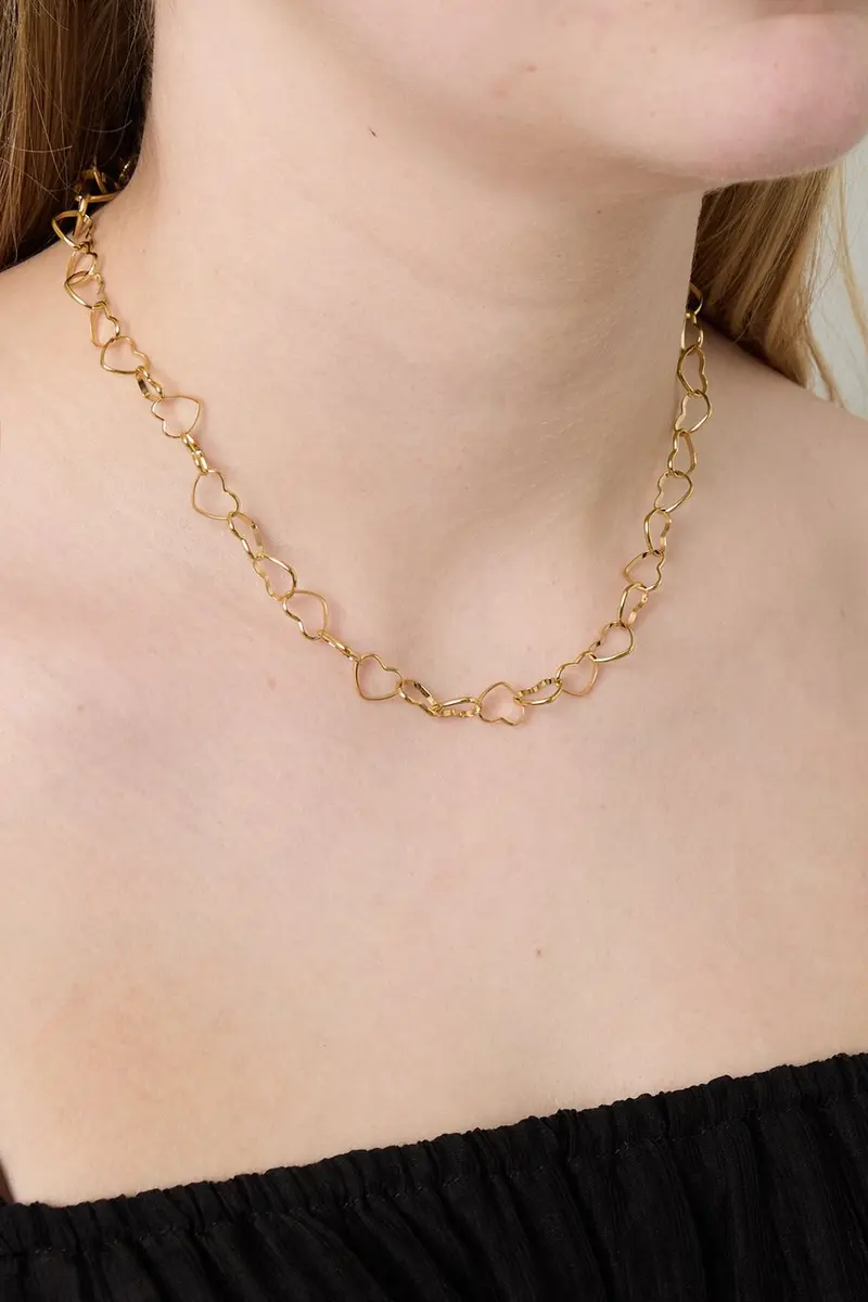 Bijoutheek Collier Hart Schakel