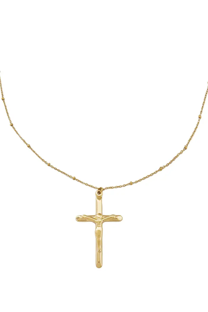 Bijoutheek Collier Jezus Kruis