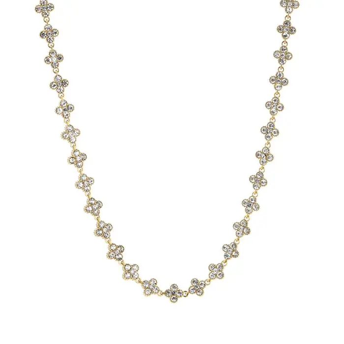 Bijoutheek Collier Klaver Stenen Party