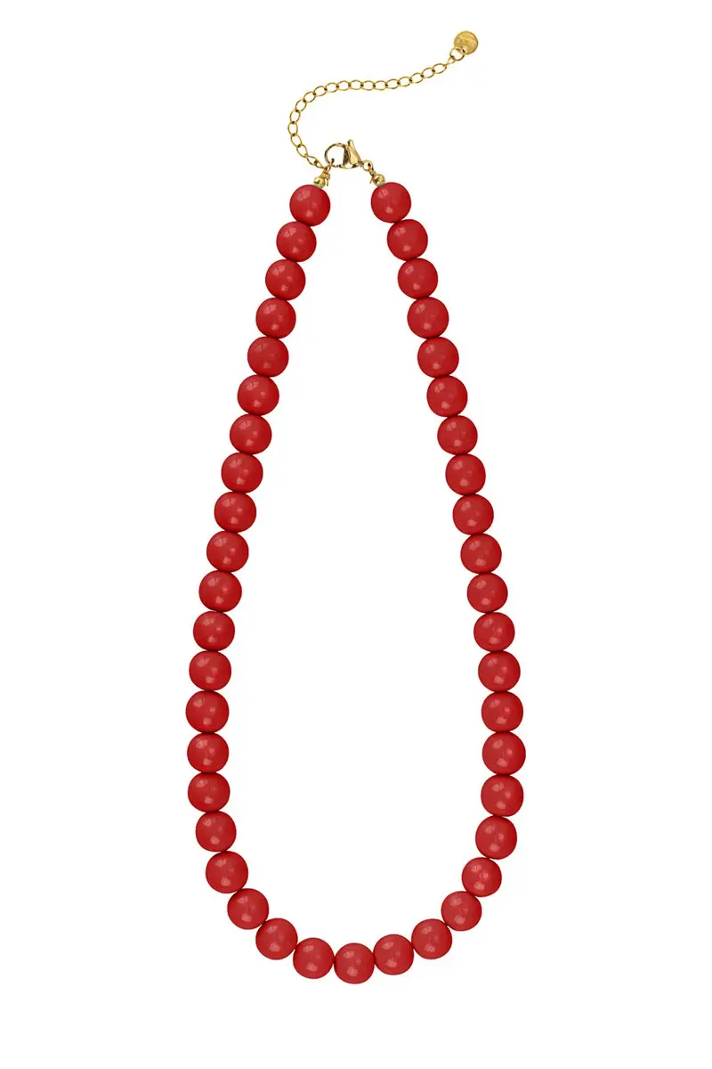 Bijoutheek Collier Kralen 10mm Statement