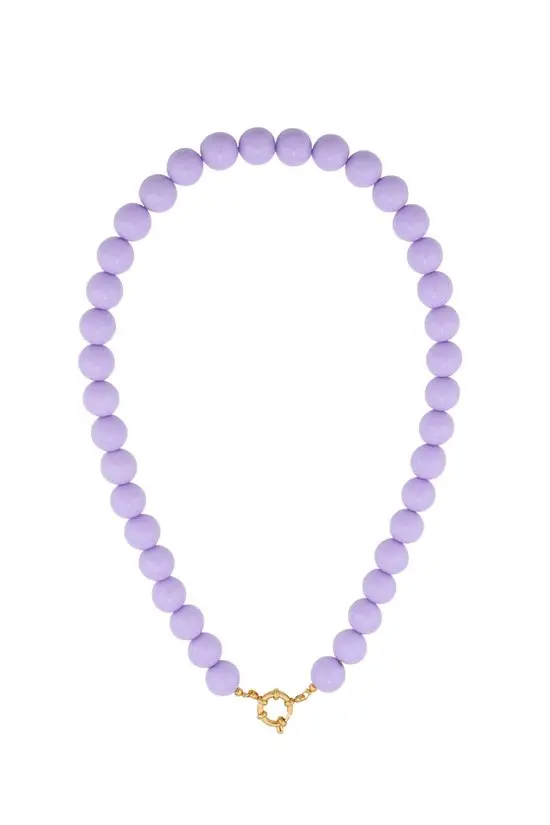 Bijoutheek Collier Kralen 12mm Statement