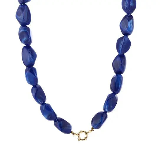Bijoutheek Collier Kralen Geslepen Kralen