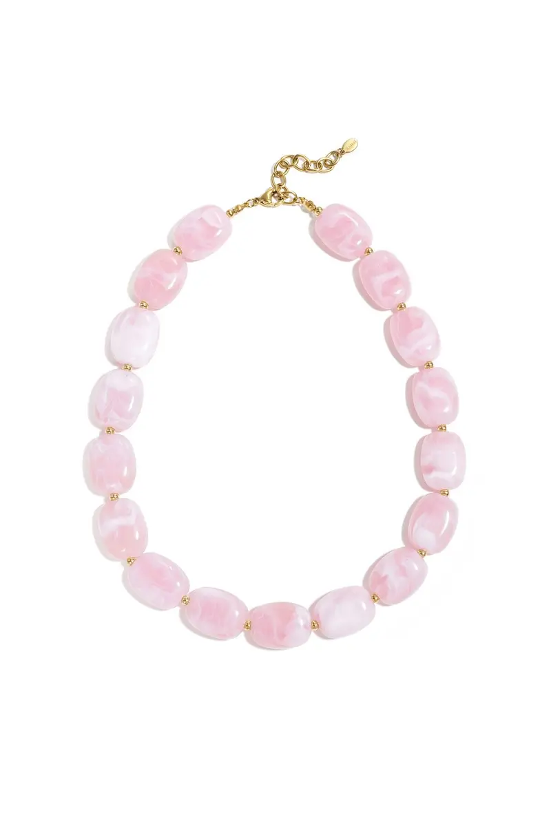 Bijoutheek Collier Kralen Grof Ovaal