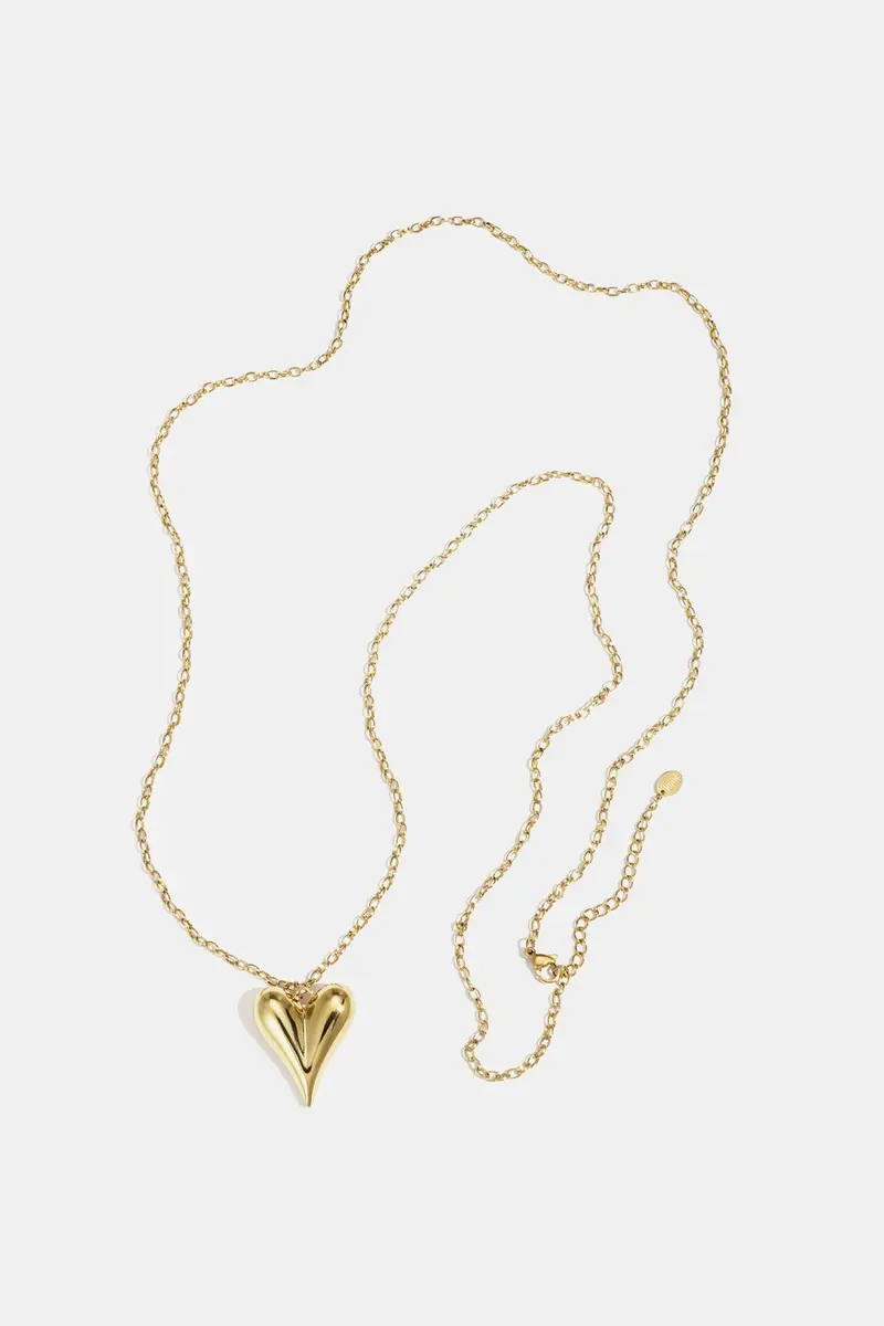 Bijoutheek Collier Lang Bol Hart