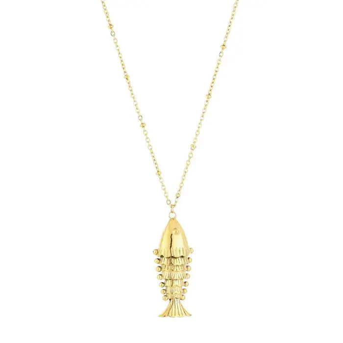 Bijoutheek Collier Lang Vis Bedel 3D