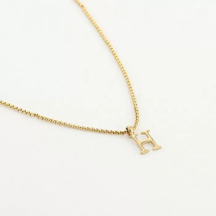Bijoutheek Collier Letter H