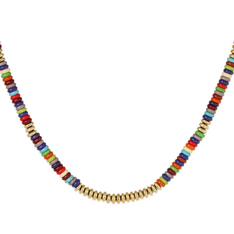 Bijoutheek Collier Multi Kralen Multi