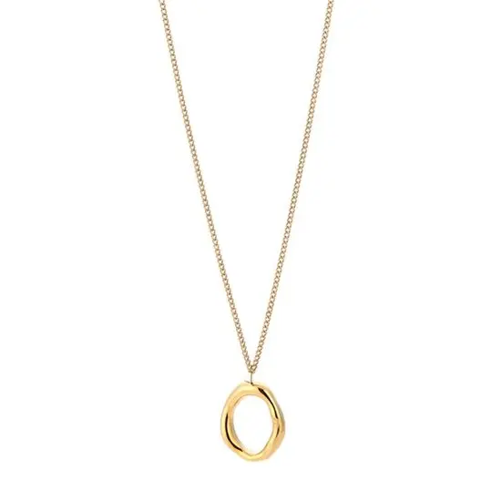 Bijoutheek Collier Open Cirkel Organisch