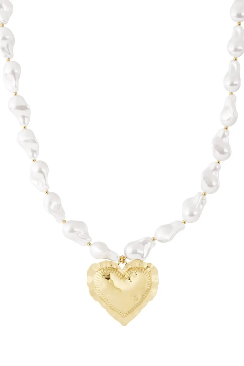 Bijoutheek Collier Pearl Love Hart