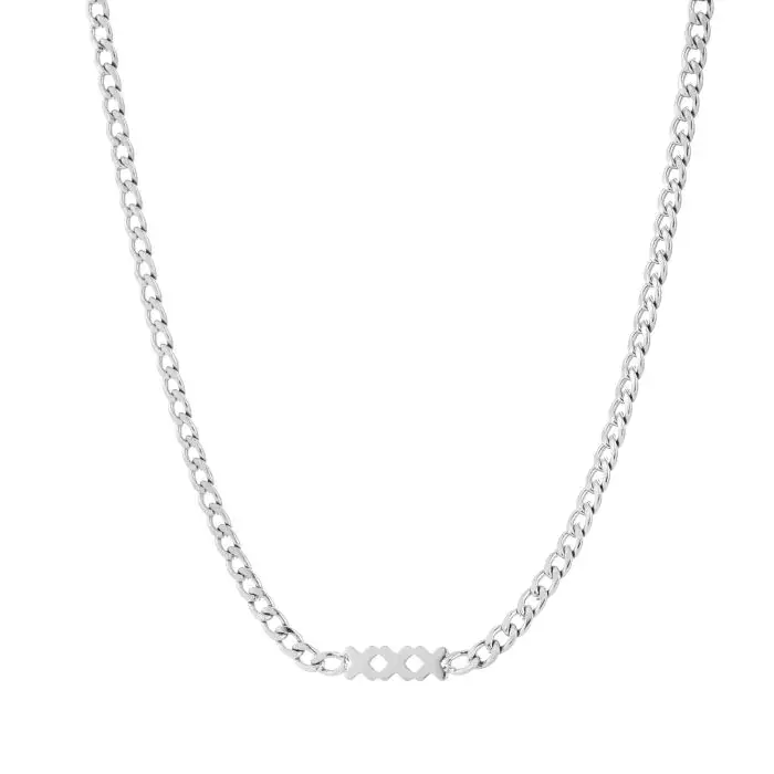 Bijoutheek Collier Platte Schakel XXX Amsterdam