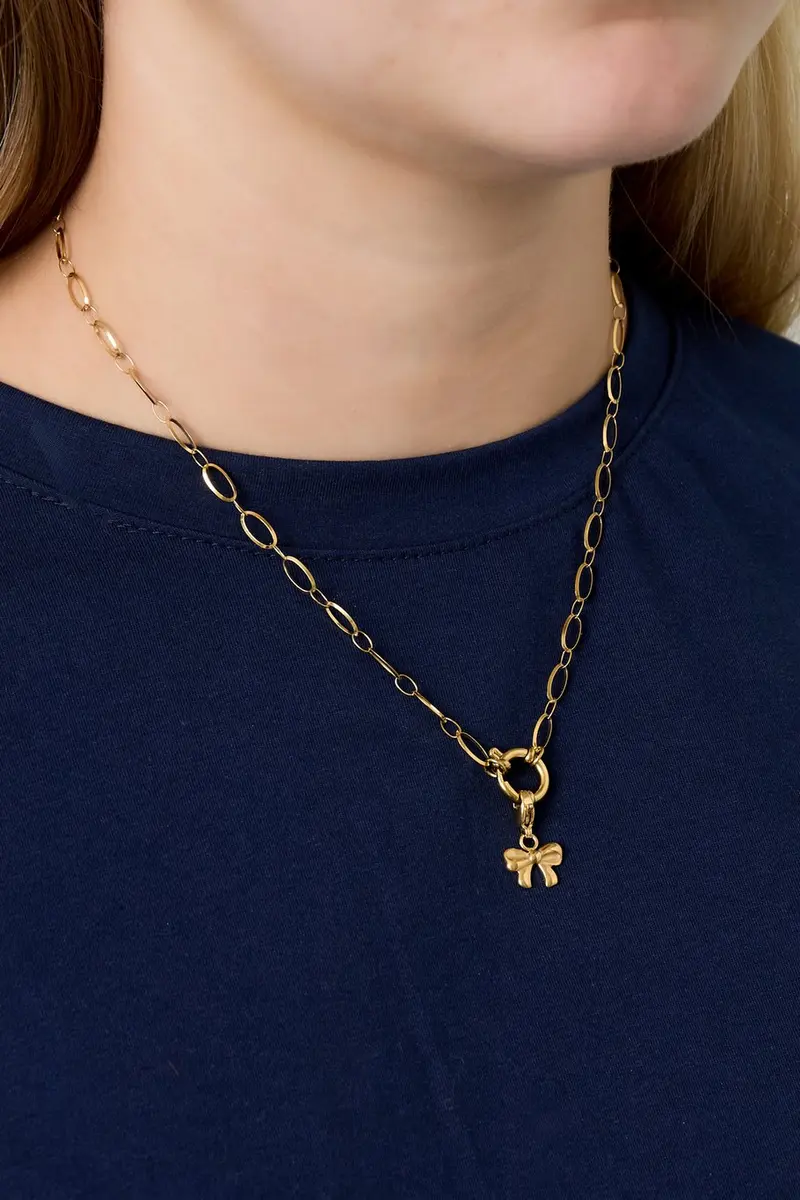 Bijoutheek Collier Q Slot Schakels Ovaal