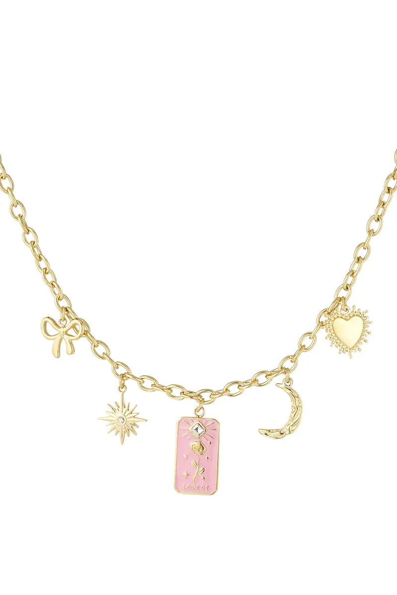 Bijoutheek Collier Rose Lovers