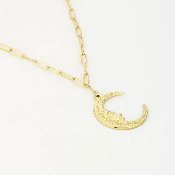 Bijoutheek Collier Schakel Maan