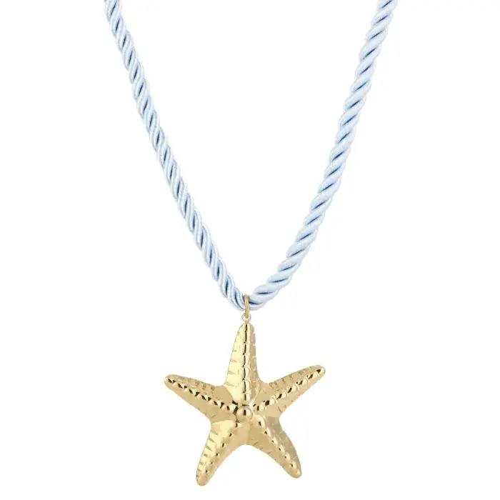 Bijoutheek Collier Touw Zeester