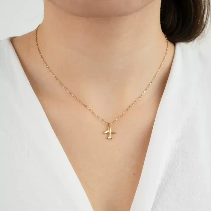 Bijoutheek Collier Vliegtuig