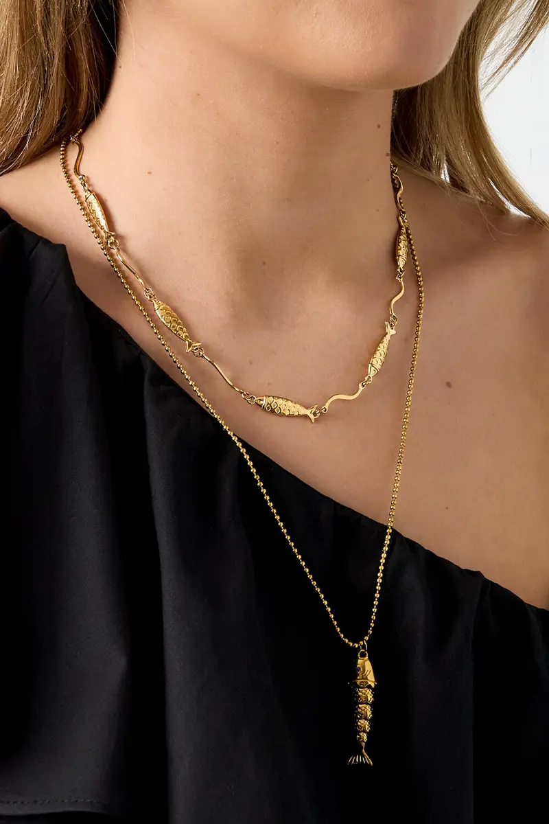 Bijoutheek Collier Wavy Fish