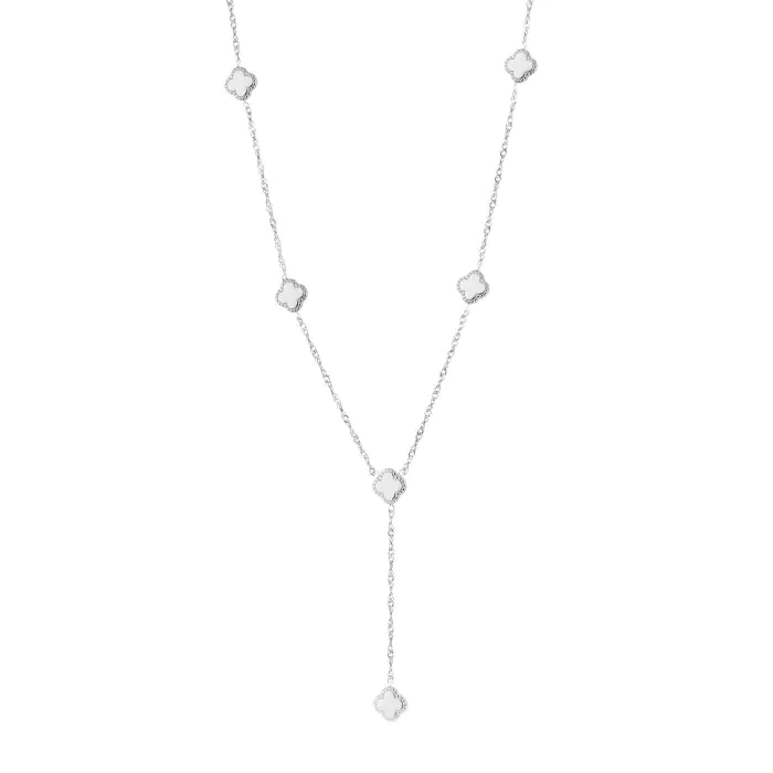 Bijoutheek Collier Y vorm klavers