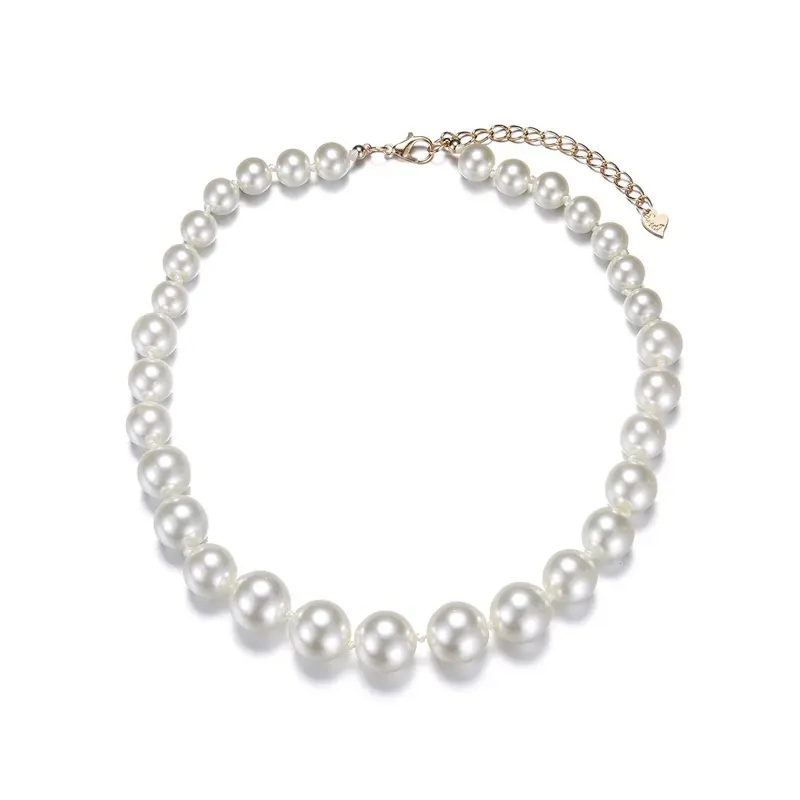 Bijoutheek Collier zoetwater parels White