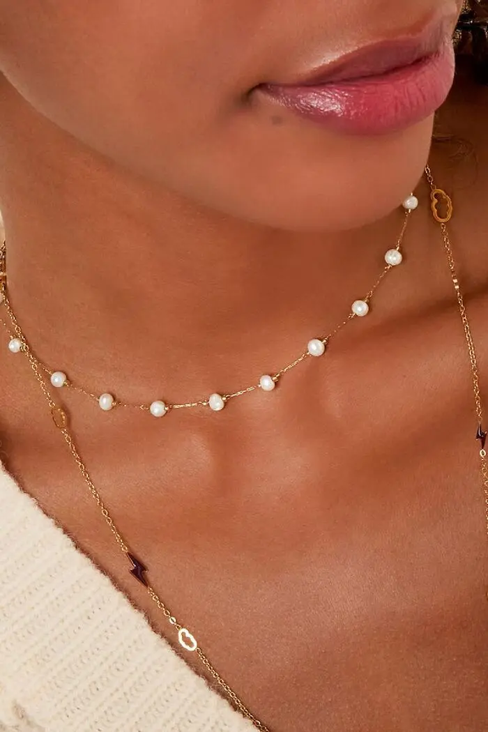 Bijoutheek Collier Zoetwaterparels
